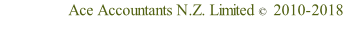 Ace Accountants N.Z. Limited ©  2010-2018